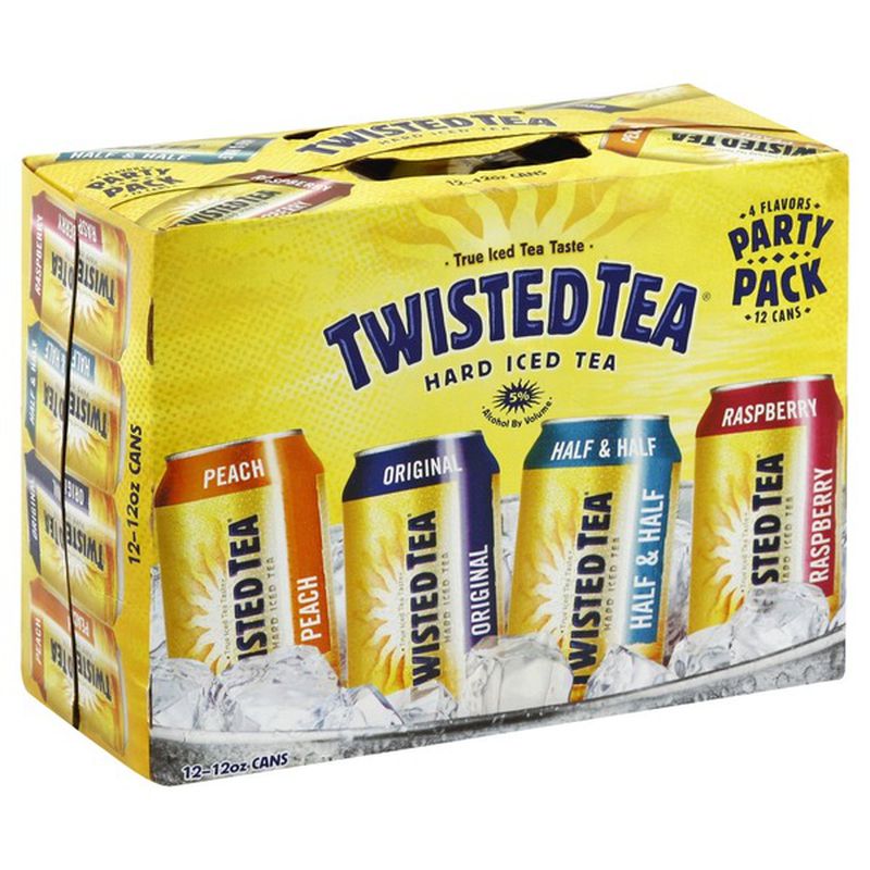 images/beer/HARD SELTZER, CIDER/Twisted Tea Hard Iced Tea, Party Pack.jpg